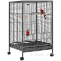 Cage d&#39;oiseau de 30 pouces de hauteur avec support de roulement